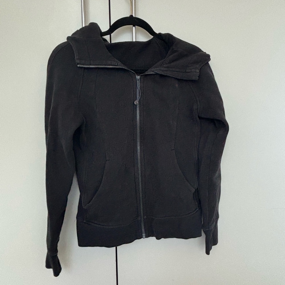 Lululemon Black Zip-Up Hoodie Jacket